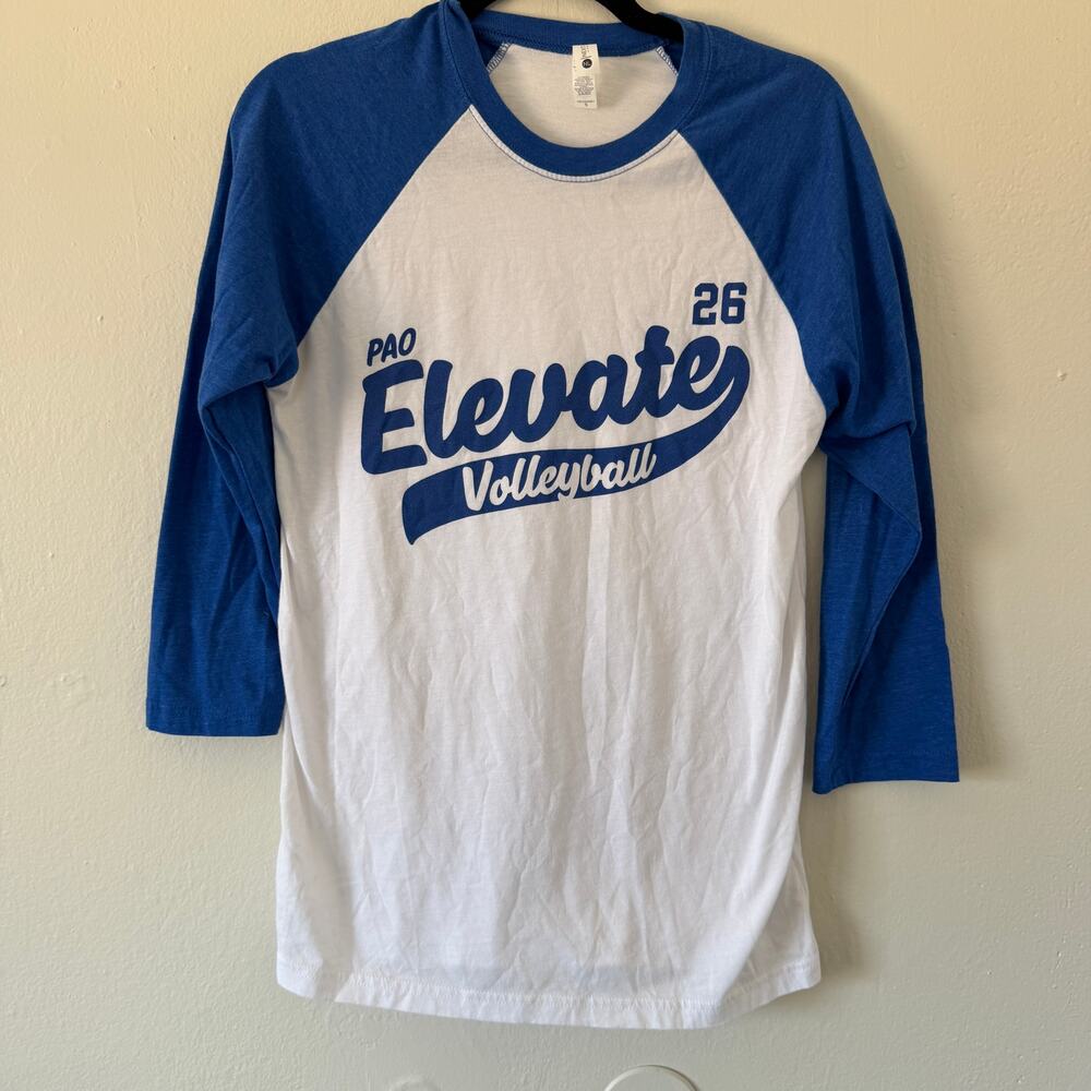 Elevate Vollyball baseball 3/4 sleeve tee